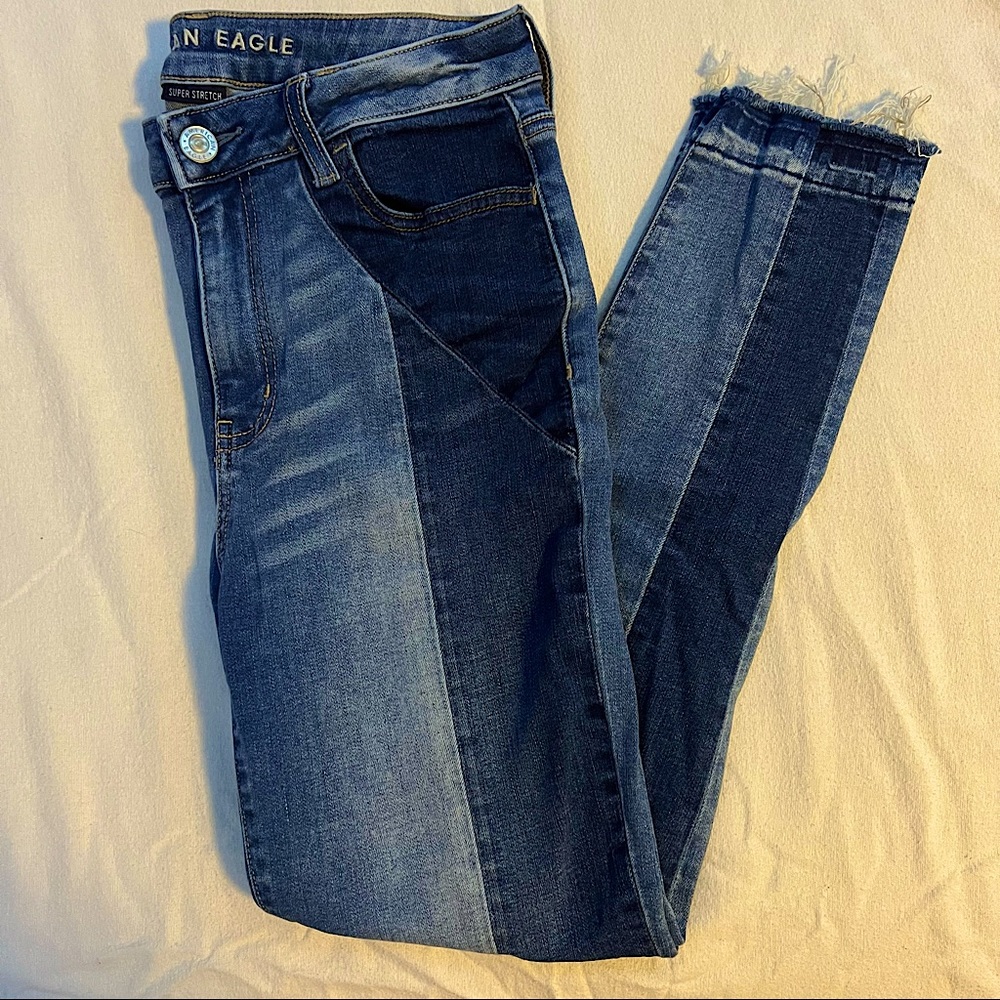 American Eagle Hi-Rise Jegging Crop Super Stretch 10reg
